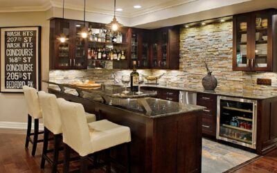 Your Finished Basement with a Home Bar