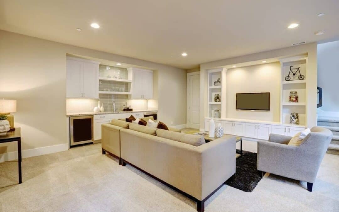 Next-Level Designs for a Family-Friendly Basement Entertainment Center